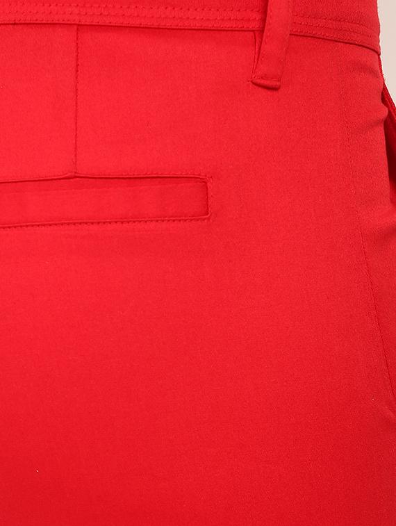 red cotton chinos trouser - 13733743 - Standard Image - 3