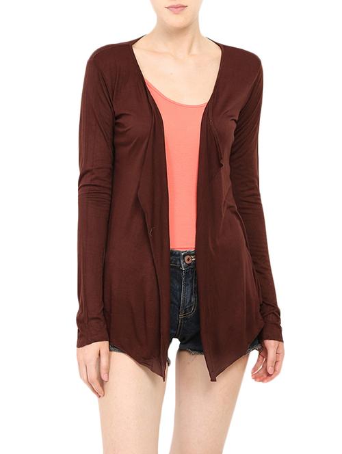 brown viscose shrug - 13733780 -  Standard Image - 0