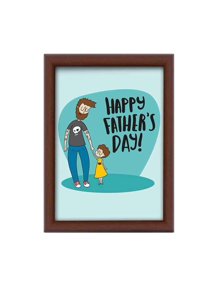 wooden photo frame for father's day