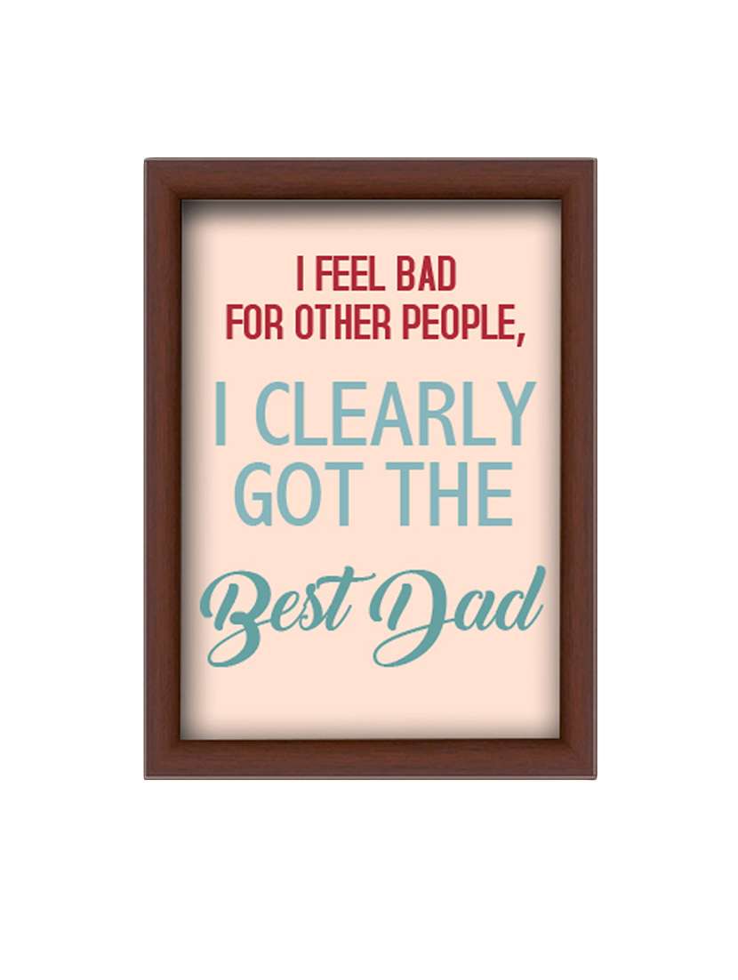 wooden photo frame for father's day