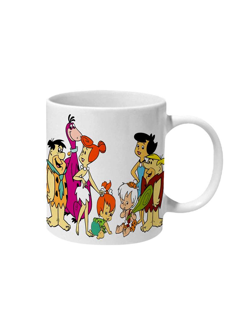 mooch wale flintstones family ceramic mug