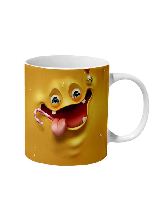 Mooch Wale Cute Christmas Monster Ceramic Mug