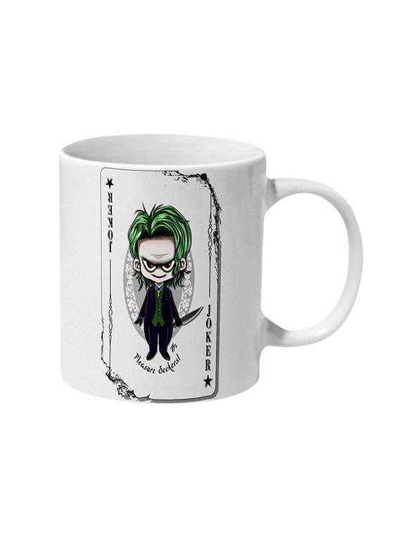 mooch wale joker card pleasure seeker ceramic mug