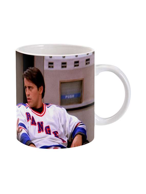 mooch wale friends joey and chandler rangers fans ceramic mug