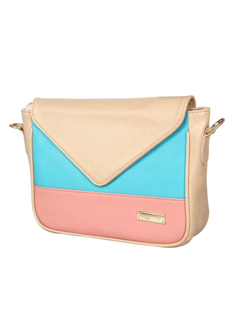 pink leatherette regular sling bag - 13740716 - Standard Image - 3