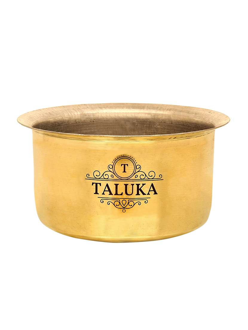 pure brass made milk pan with nickel plating