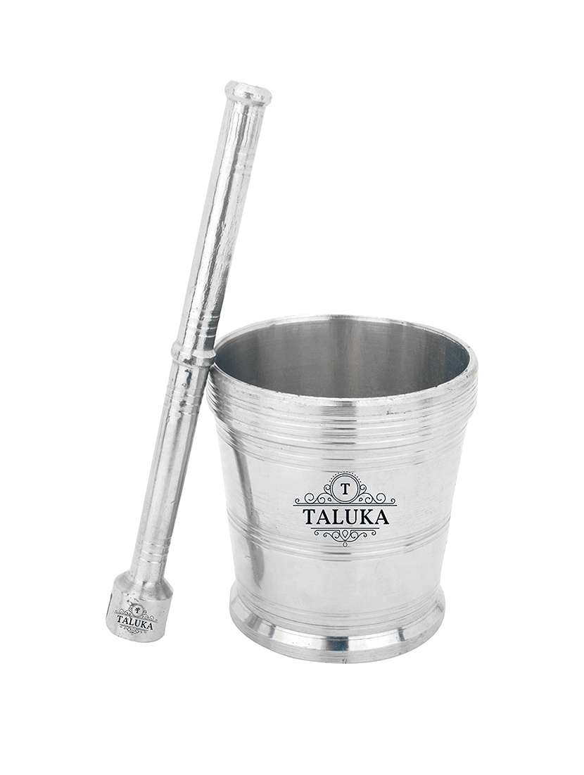 taluka stainless steel mortar and pestle