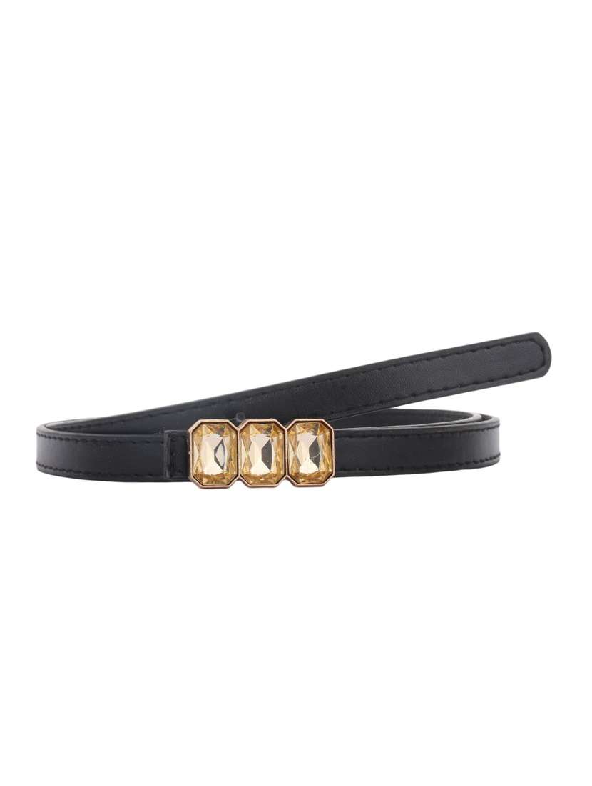 black leatherette (pu belt