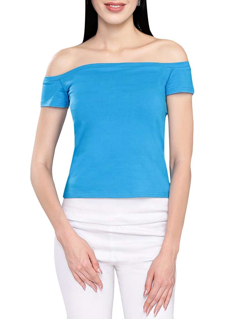 women's straight off shoulder top