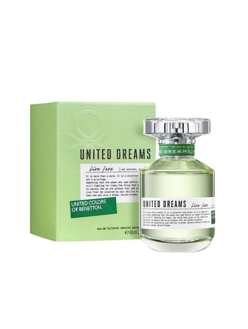 Buy online United Dreams Live Free Edt Women Perfume By Ucb 80 Ml