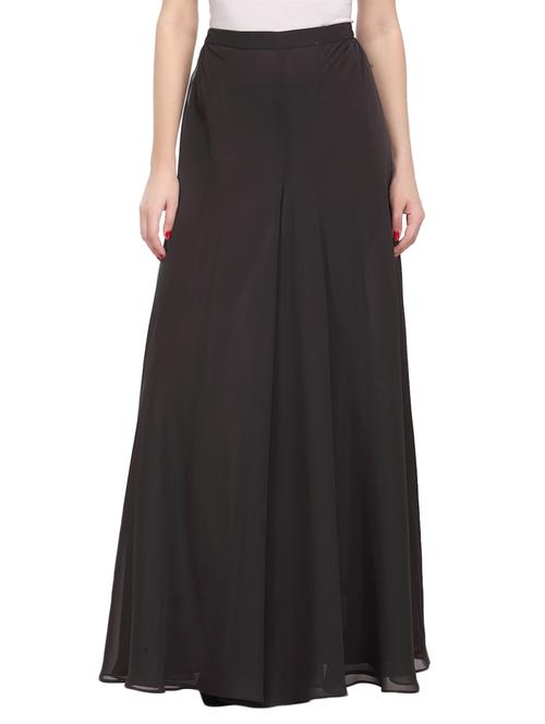 solid dark grey palazzo - 13759683 - Standard Image - 0