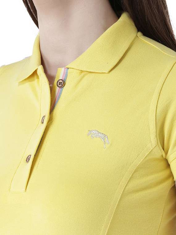 yellow cotton regular tshirt - 13760002 -  Standard Image - 3