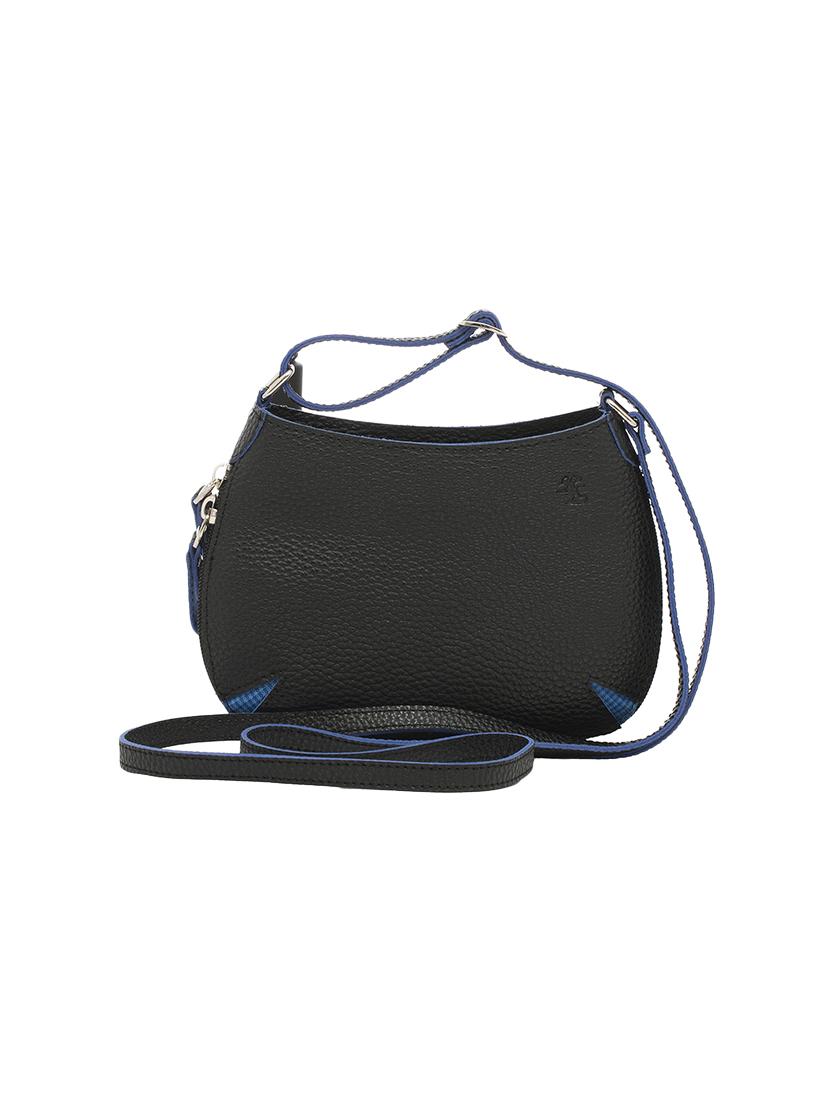 black textured regular sling bag - 13760582 - Standard Image - 3