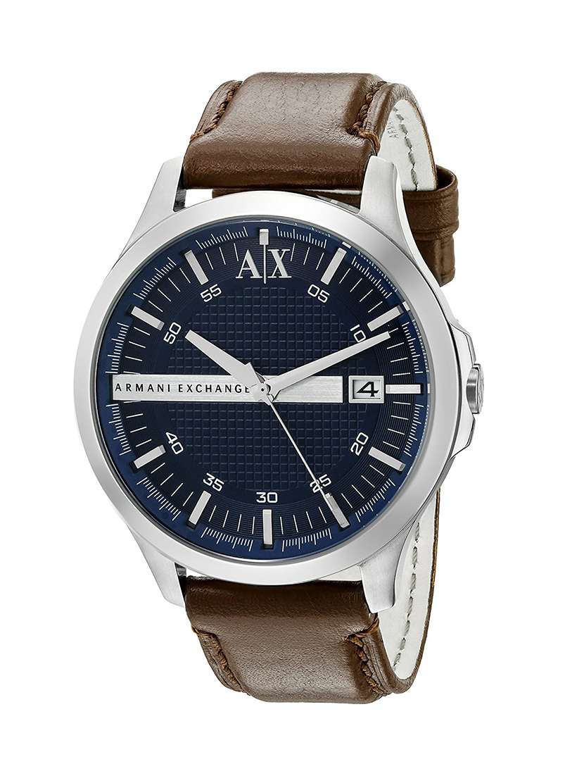 Buy online Armani Exchange Blue Dial Watch For Men Ax2133 from