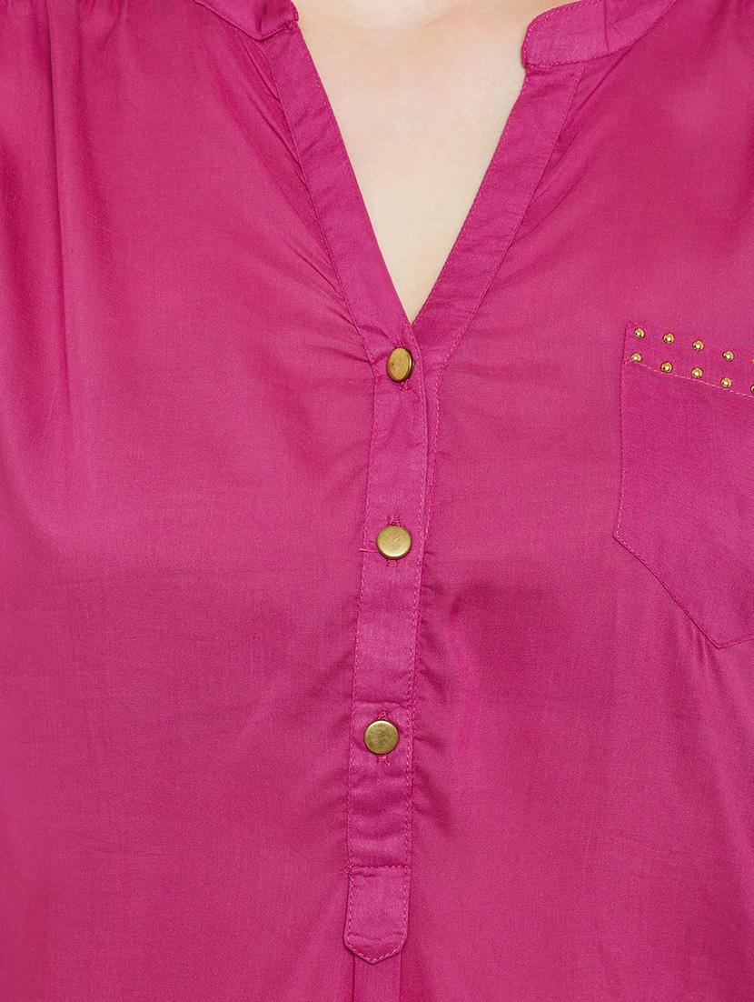 solid pink top - 13767010 - Standard Image - 3