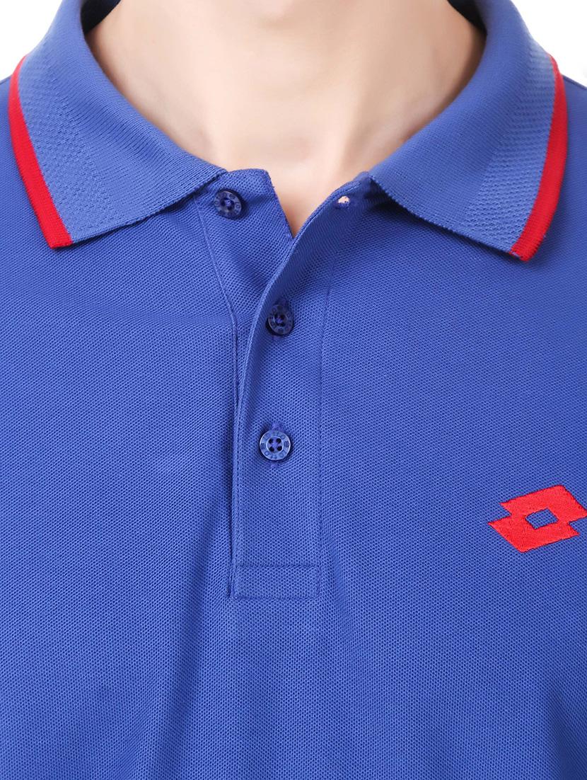 blue polyester t-shirt - 13772090 - Standard Image - 3