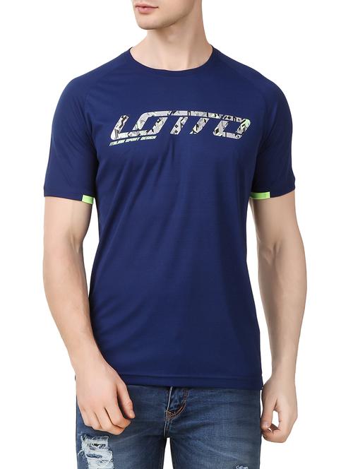 dark blue polyester t-shirt - 13772121 - Standard Image - 0