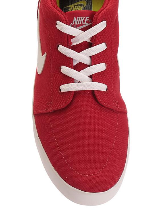 red canvas lace up sneaker - 13773835 - Standard Image - 3