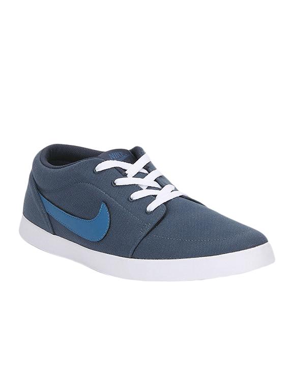 blue canvas lace up sneaker - 13773836 - Zoom Image - 0
