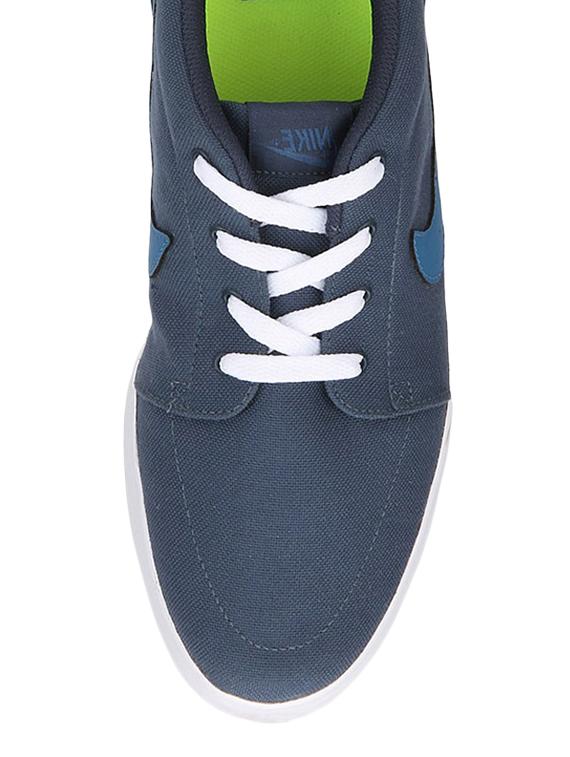 blue canvas lace up sneaker - 13773836 - Standard Image - 3