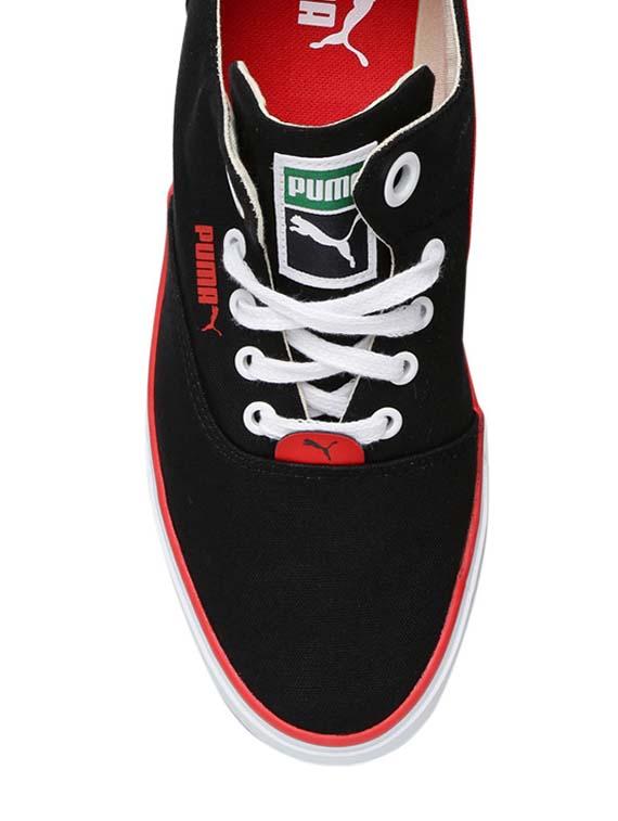 black canvas lace up sneaker - 13773854 - Standard Image - 3