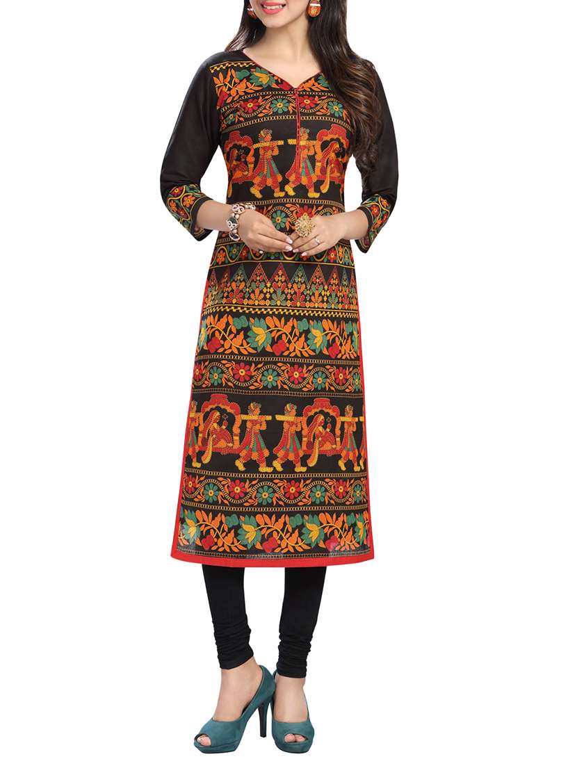 black cotton kurta