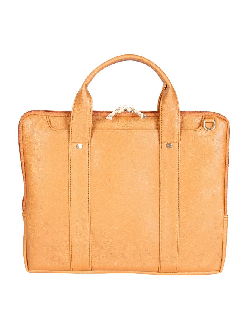 orange leatherette laptop bag - 13776023 - Zoom Image - 0