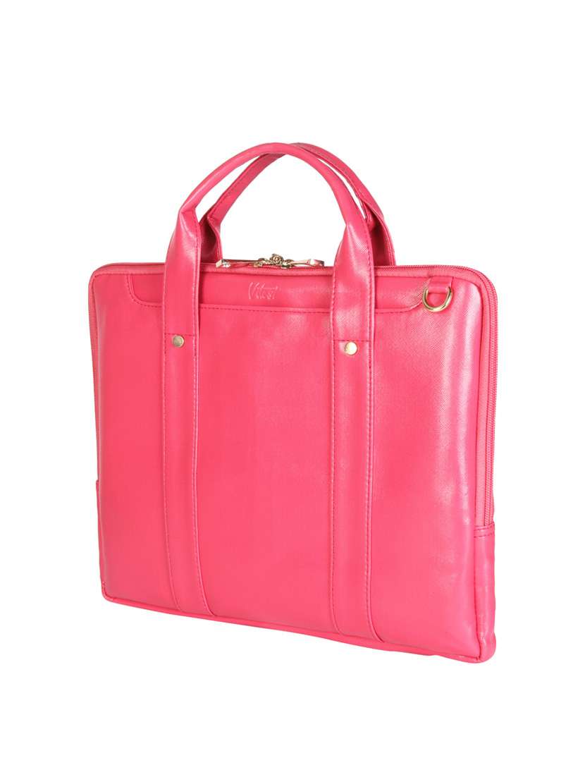 pink leatherette laptop bag - 13776024 -  Standard Image - 3