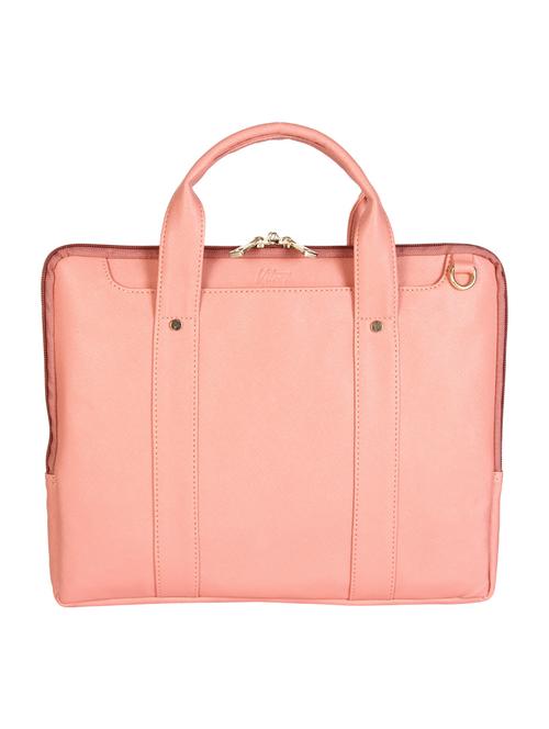 pink leatherette laptop bag - 13776026 -  Standard Image - 0