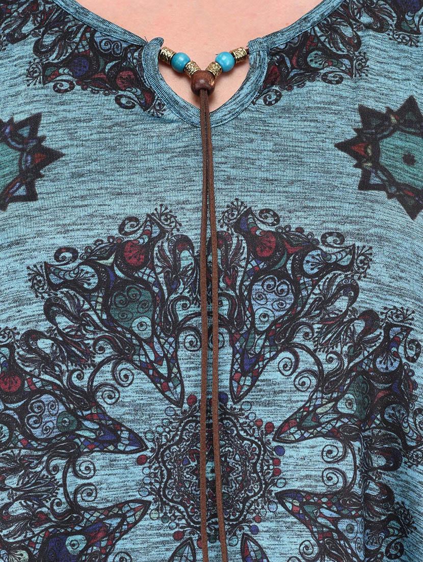 light blue poly cotton regular top - 13776968 - Standard Image - 3