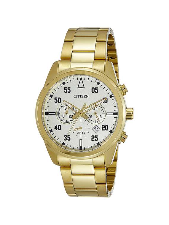 Buy online Citizen White Dial Chronograph Watch For Men An8092 - Main Image
