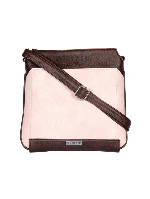 pink leatherette  regular sling bag - 13785990 -  Standard Image - 0