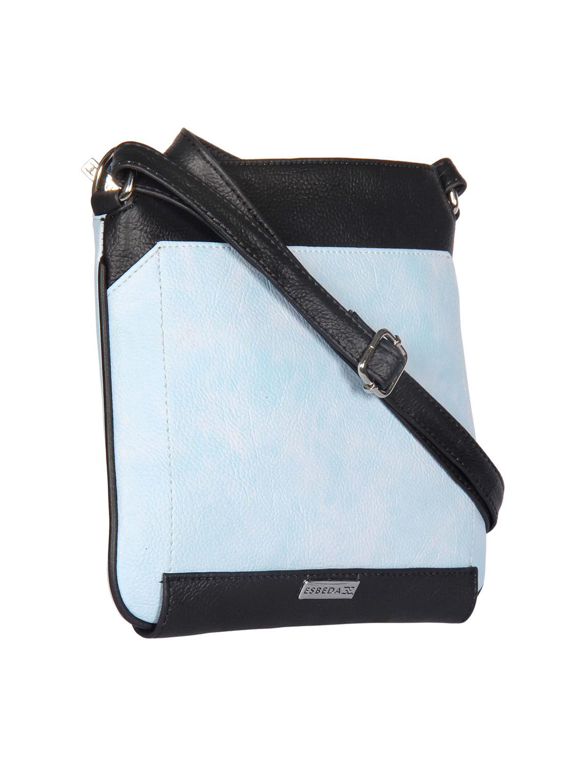 blue leatherette regular sling bag - 13785992 - Standard Image - 3
