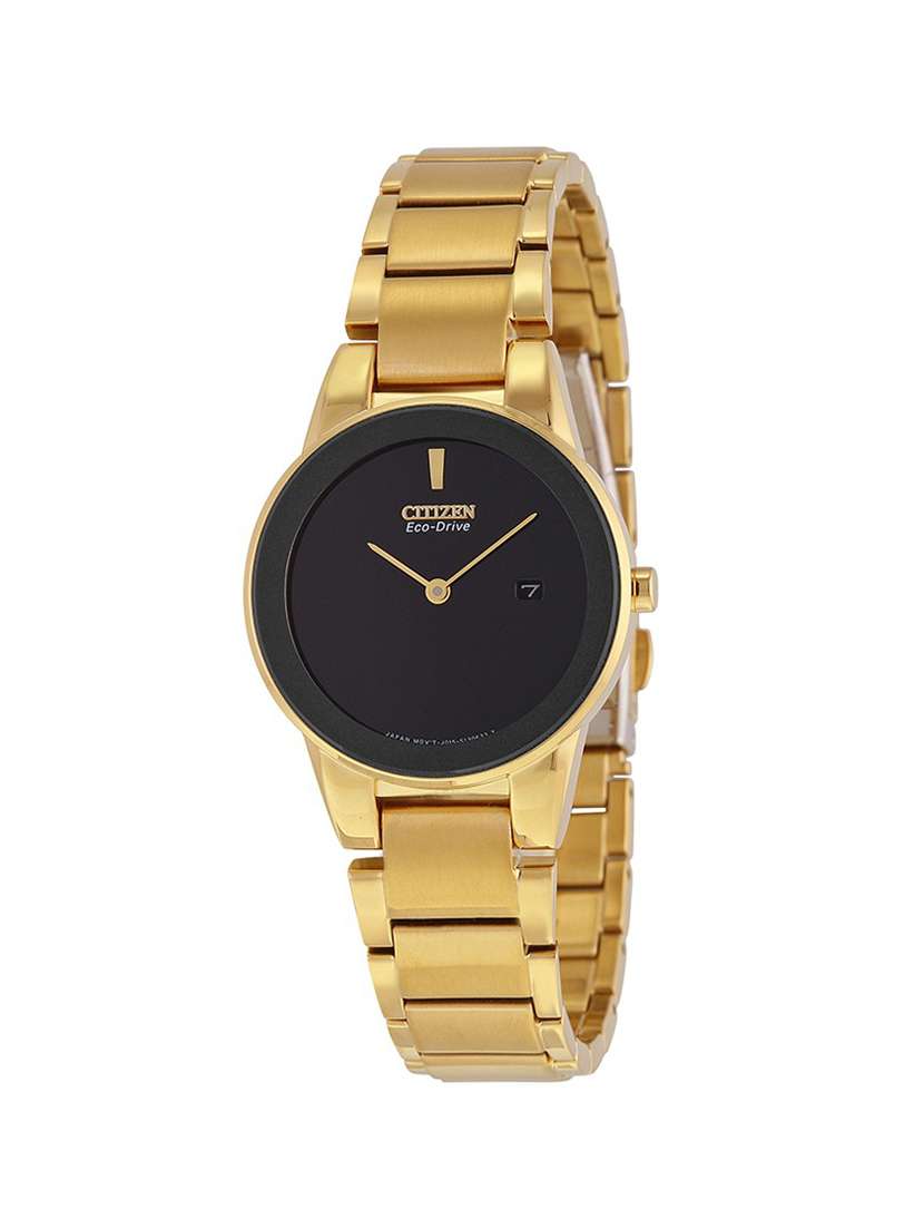 citizen black dial analog watch for women - ga1052-55e