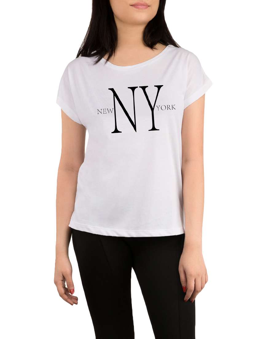 white polyester regular tshirt