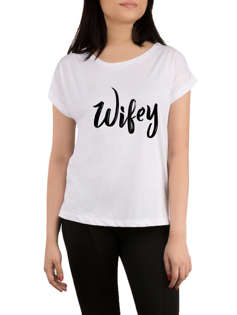 white regular tee