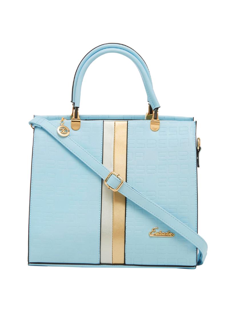 blue leatherette handbag - 13822287 -  Zoom Image - 0
