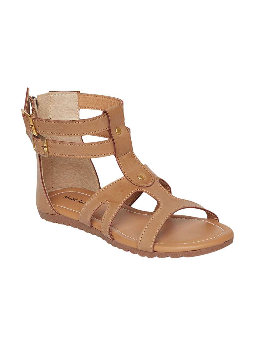 brown closed back sandal