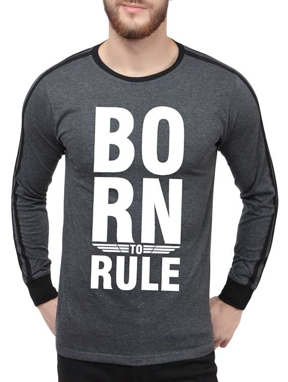 grey cotton t-shirt