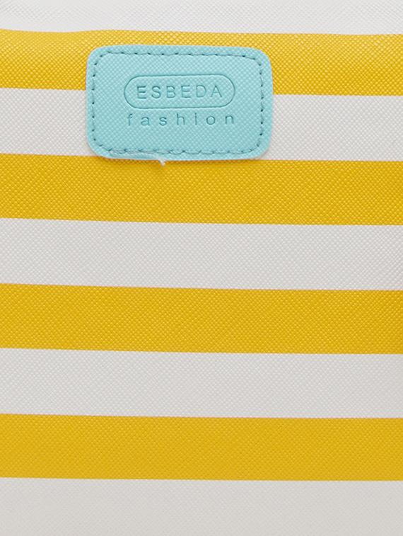 yellow leatherette regular sling bag - 13829754 - Standard Image - 3