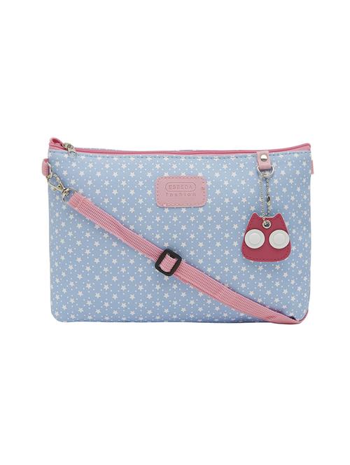 blue leatherette regular sling bag - 13829765 - Standard Image - 0