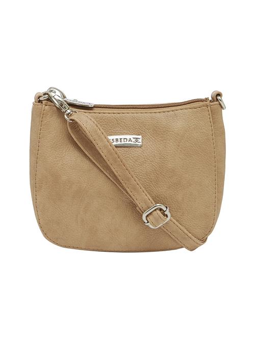 beige leatherette  regular sling bag - 13829771 -  Standard Image - 0