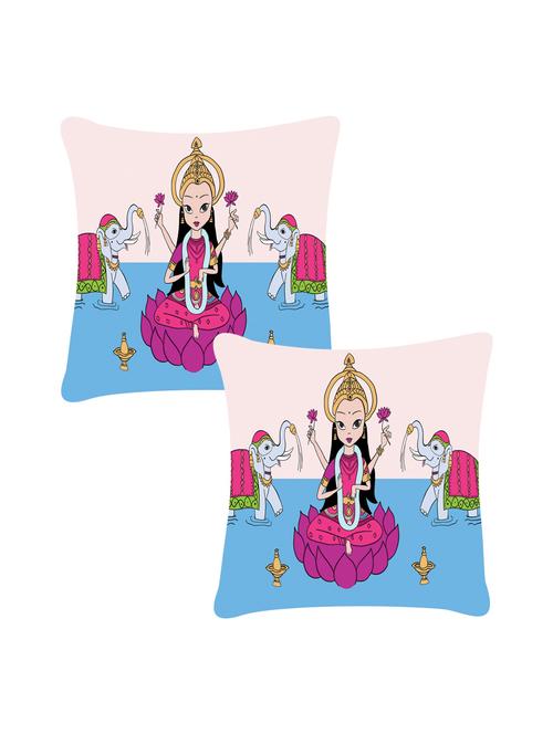 ambbi collection digitally religious printed set of 2 cushion cover - 13834770 - Standard Image - 0