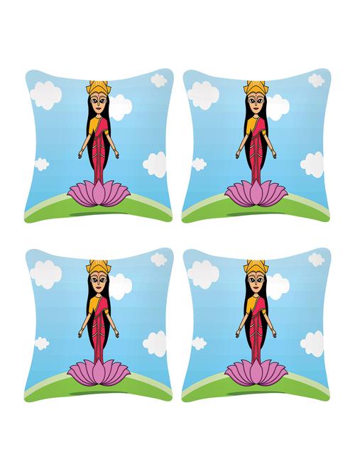 ambbi collection digitally religious printed set of 4 cushion cover - 13834777 - Standard Image - 0