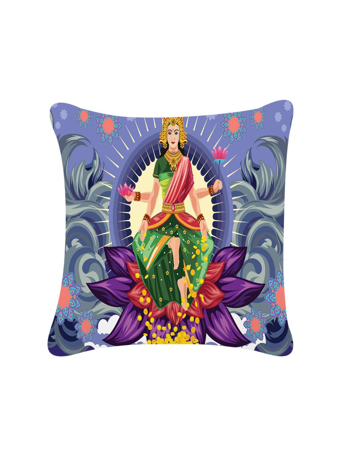 ambbi collection digitally religious printed cushion cover