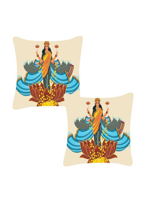 ambbi collection digitally religious printed set of 2 cushion cover - 13834791 - Standard Image - 0
