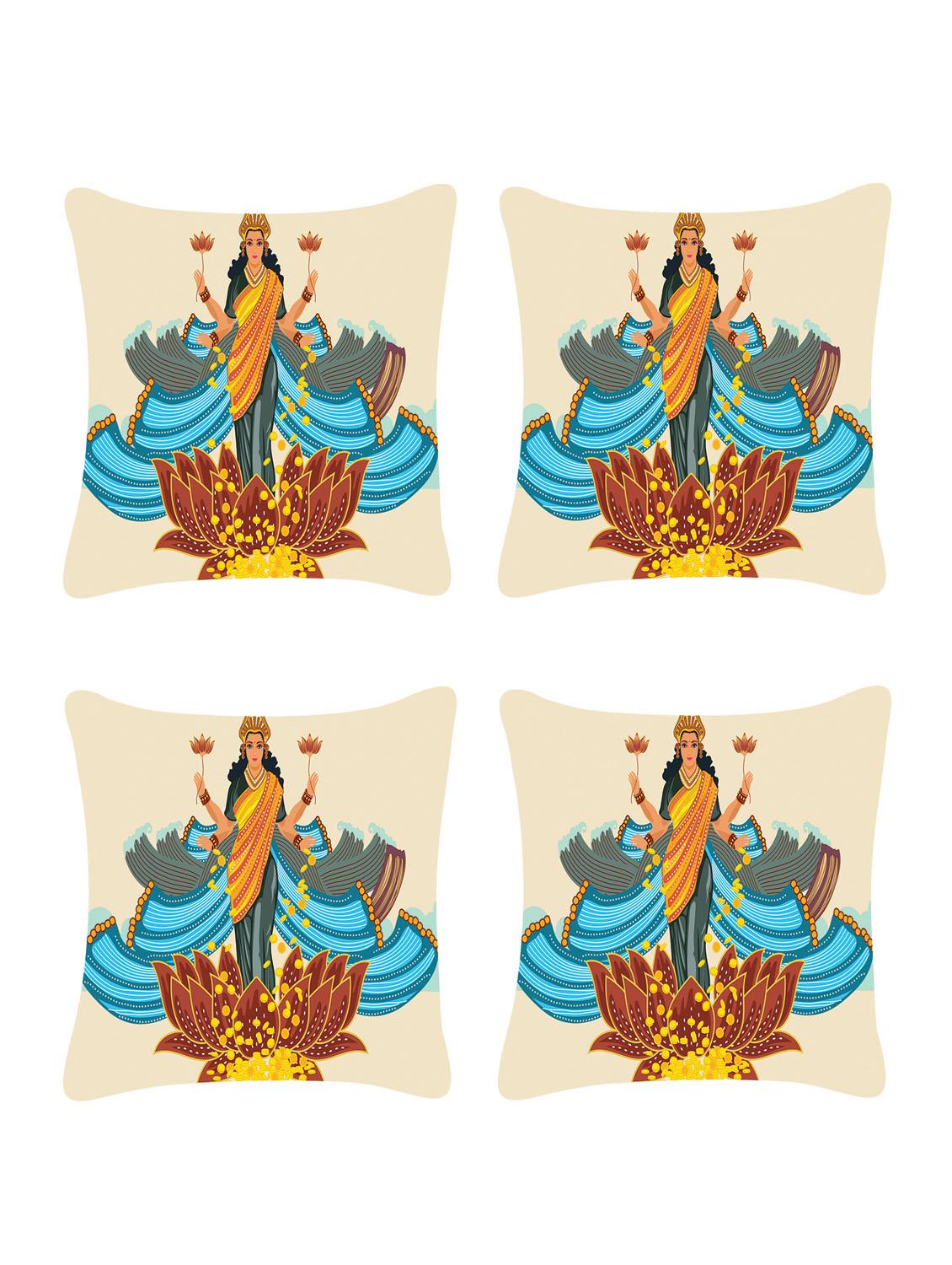 ambbi collection digitally religious printed set of 4 cushion cover - 13834792 - Zoom Image - 0