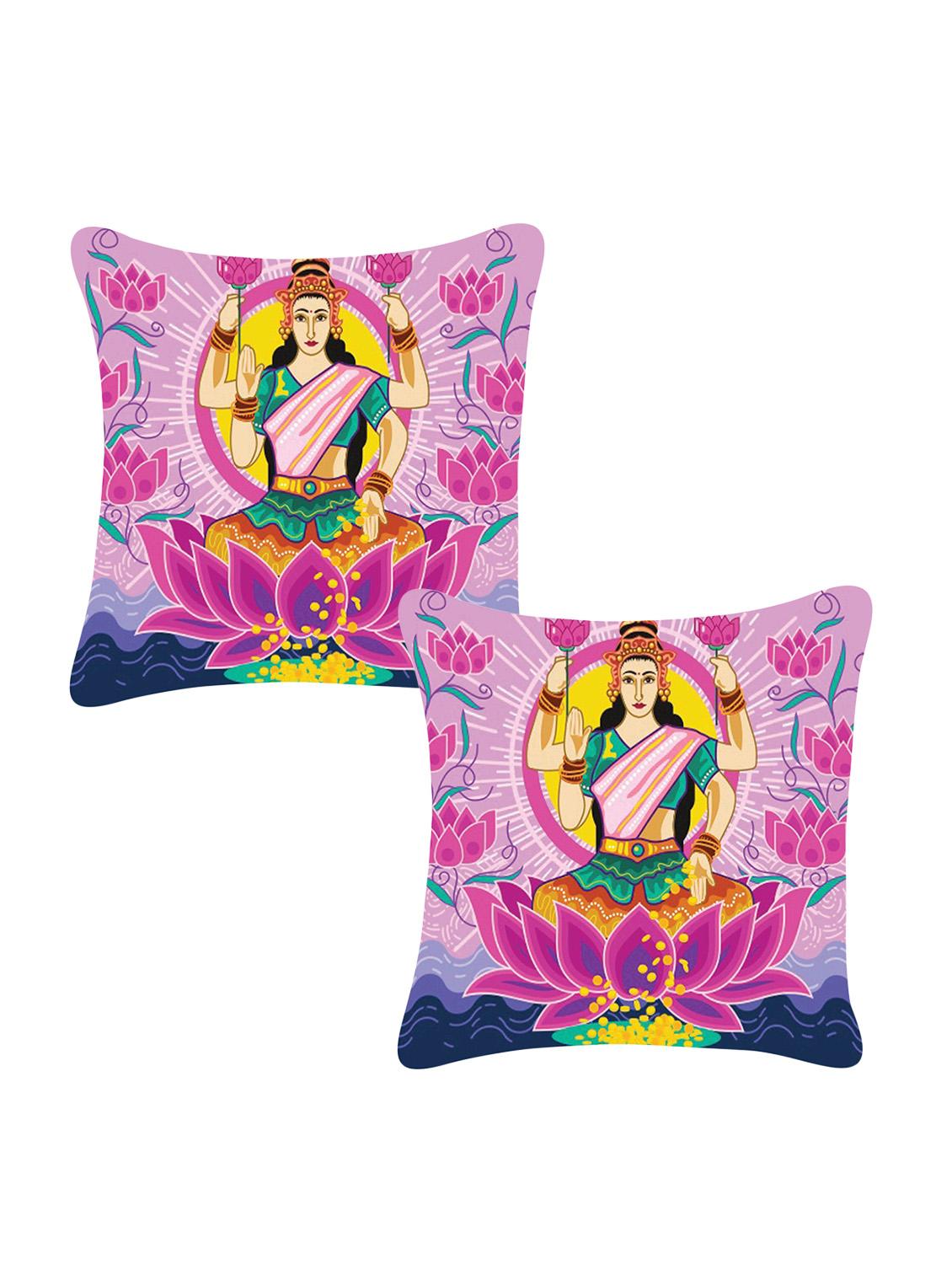 ambbi collection digitally religious printed set of 2 cushion cover - 13834800 - Zoom Image - 0