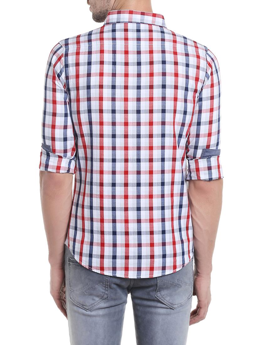 white cotton casual shirt - 13834855 - Standard Image - 3