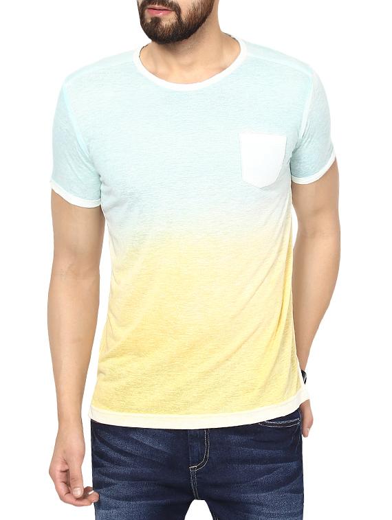 yellow cotton t-shirt - 13834931 - Zoom Image - 0